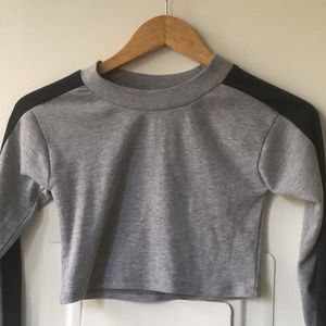 Adanola colorblock crop top